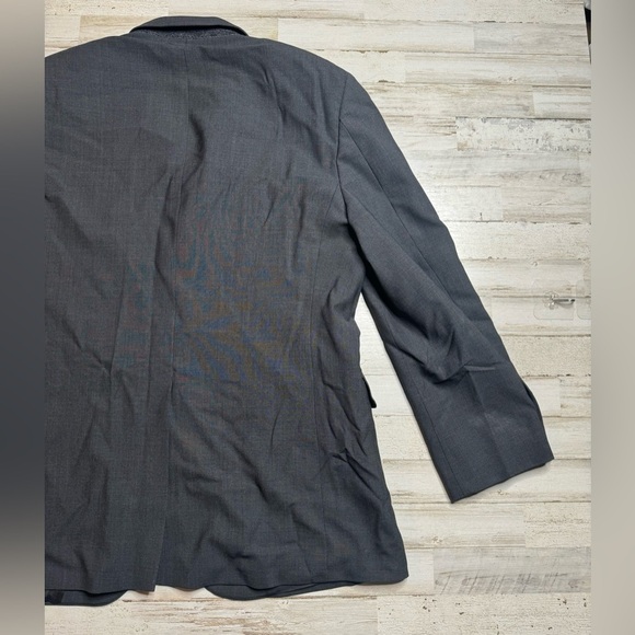 Brooks Brothers Blazer Sport Coat Jacket Mens 42R 2 Button Charcoal Gray - Picture 7 of 11